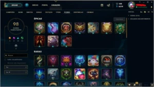 CONTA LOL - P1 /40 SKINS/ 101 CHAMPS - League of Legends