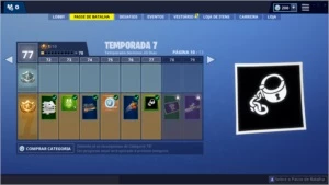 Conta com Skin Galaxy - Fortnite