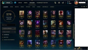 Conta Ouro 3 // 73 Campeões // 36 skins - League of Legends LOL