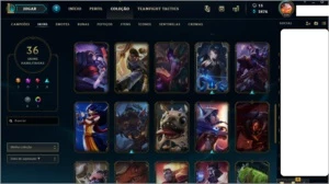 Conta Ouro 3 // 73 Campeões // 36 skins - League of Legends LOL