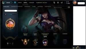 Conta Ouro 3 // 73 Campeões // 36 skins - League of Legends LOL