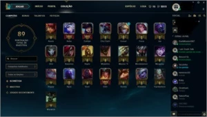 Conta de League of Legends platina 3 LOL