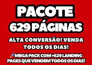 🚀 Mega Pack Com +629 Landing Pages Que Vendem Todos Os Dias - Others
