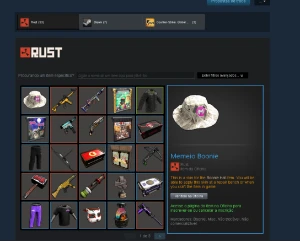 Conta steam com rust + twitch drops