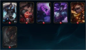 Conta LOL com 9 Skins Vitoriosas, nunca tomou ban. - League of Legends