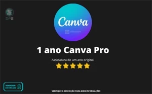 1 Ano Canva Pro original - Assinaturas e Premium