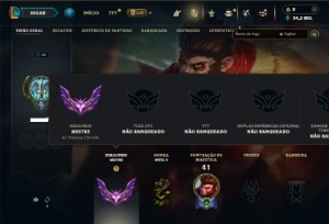 Mestre com 26 Champs e 3 Skins + 12 Fragmentos - League of Legends LOL