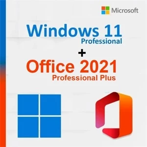 Licença Key Windows 11 Pro + Office 2021 Pro plus