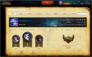 Conta Bronze IV - League of Legends LOL