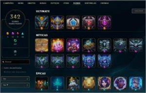 CONTA S3 - MMR ALTO - 265 SKINS, 318K EA E LEVA SMURF BRINDE - League of Legends LOL