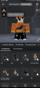 Vendo conta roblox 80 itens 300 robux gastos
