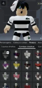 Vendo conta roblox 80 itens 300 robux gastos