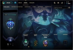 Conta League of Legends Platina 2 - 63 campeões / 24 Skins LOL
