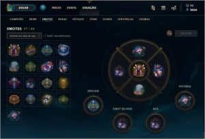 Conta League of Legends Platina 2 - 63 campeões / 24 Skins LOL