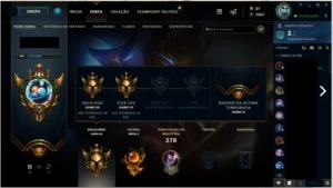 Conta - League of Legends - Ouro III LOL