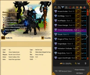 Conta End-Game Hard Farms/15 Anos/Rares - Adventure Quest World AQW