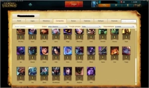 Conta platina 4 (BORDA DE DIAMANTE) - League of Legends LOL