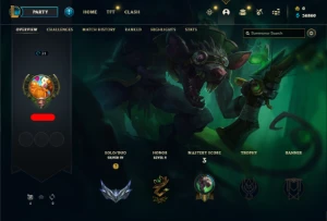 Conta Prata IV - Omega Squad Twitch - League of Legends LOL