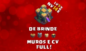 Contas CV14 | 5 construtores garantidos! + Alteração de Nick - Clash of Clans