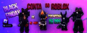 Conta do Roblox com SKINS Masculinas e Femininas