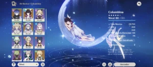 Vendo conta genshin main flins + bis colombina - Genshin Impact