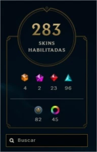 conta mestre com 283 skins + skins valorant