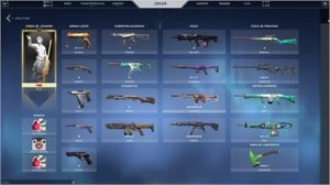 conta mestre com 283 skins + skins valorant - League of Legends LOL
