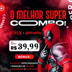 Pack Contas -  [conteúdo removido] play + Netflix - Mensal - Assinaturas e Premium