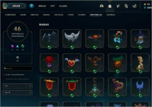 Conta Riot - LOL 1037 skins e Skins Valorant - League of Legends