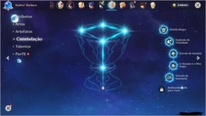 AR 36 KEQING MONA VENTI JEAN + constelações 4* - Genshin Impact