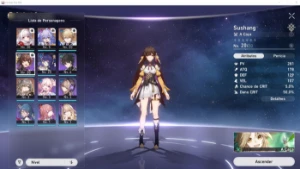 Honkai Star Rail, lvl 12, gepard, bailu e clara - Outros