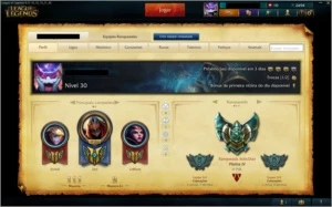 Conta League of Legends PLAT4 - MMR ALTO - PREÇO BARATO LOL