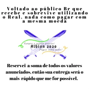 PROMOÇÃO Prata Albion Online 1m é só R$4,15