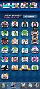 Conta de Clash Royale
