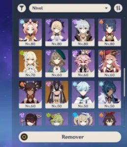 Genshin Ar60 - C/ 17 Chars - 5⭐/ 8 Armas - 5⭐/ Xiao + Bis - Genshin Impact