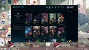 CONTA DIAMANTE 4 27 CHAMPS 2 SKINS MMR BOM - League of Legends LOL