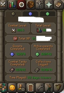 Conta Runescape oldschool ttl 1600+ RS