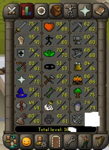 Conta Runescape oldschool ttl 1600+ RS