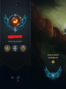 Conta Platina 3 - League of Legends - 93% WinRate