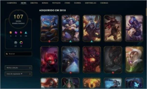 Conta League of Legends Plat4 LOL