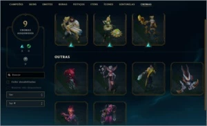 Conta League of Legends Plat4 LOL