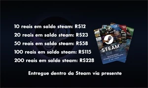 Cartão-presente Steam, Entrega Imediata