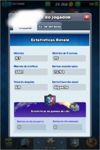 PROMOÇÃO CONTA ROYALE 3400 TROFÉUS ARENA 11 - Clash Royale
