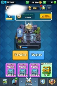 PROMOÇÃO CONTA ROYALE 3400 TROFÉUS ARENA 11 - Clash Royale