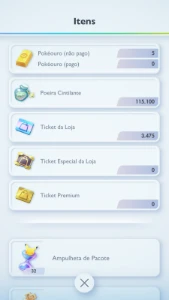 Pokemon Tcg Pocket - 2x Coroa Doce Raro, 2x Coroa Poke Ball - Pokemon GO