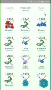 Conta de Pokémon GO
