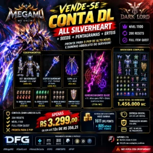 Vendo Conta DL com ALL silverheart+Seeds+Pentagramas+Erteis - MU Online