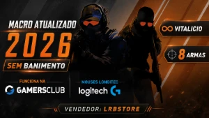 Counter Strike 2 - Macro No Recoil - Mouses Logitech - GC ON CS