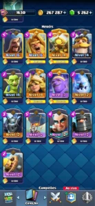 🔥 Conta Clash Royale 10 Anos | 13.1000 Troféus | Arena 31 |