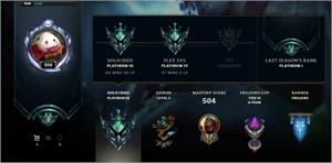 CONTA LEAGUE OF LEGENDS PLATINA III 167 SKINS LOL